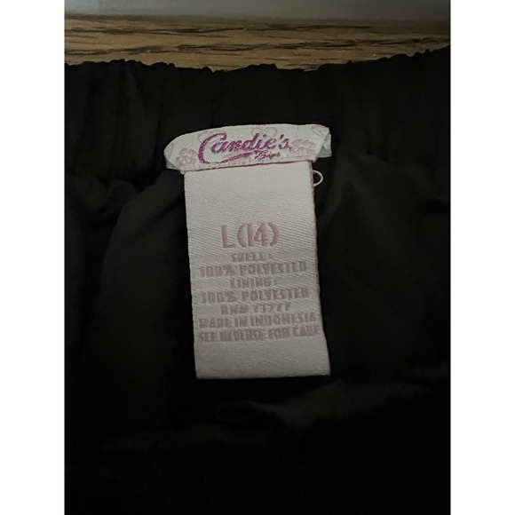 Candie's Juniors L 14‎ Black Sequin Party Skirt – Glam Sparkle Y2K Trendy - Picture 2 of 3